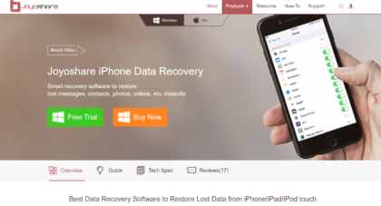 Joyoshare iPhone Data Recovery Review – Recover lost data | TechApprise