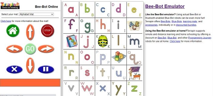 Bee-bot -  Best 20 Free Coding Games for Kids