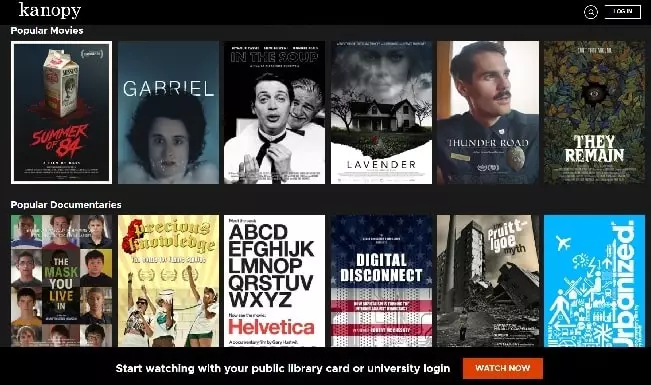 Kanopy - watch movies online for free | TechApprise