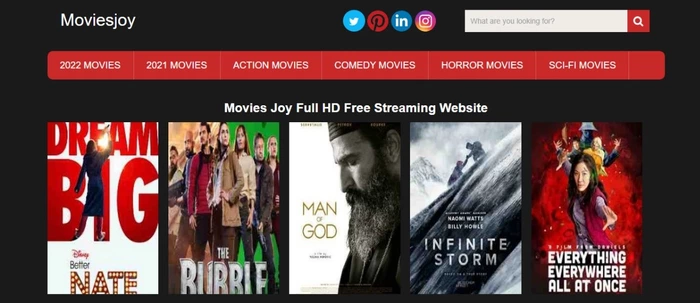 MoviesJoy - Movie Streaming Sites