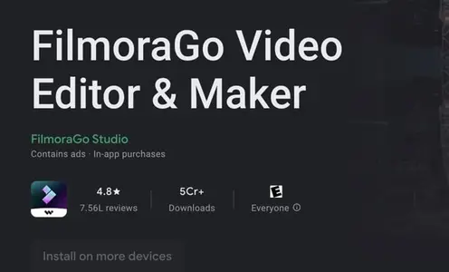 FilmoraGo is the Best Android App for Video Editing out there in the Play Store