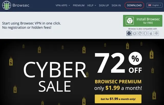 Browsec VPN as best free vpns