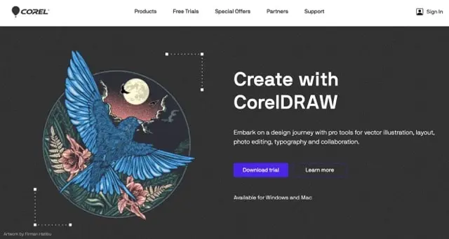 Corel Painter - Free Drawing Softwares