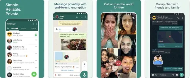 Whatsapp is one of the most well-known texting and free-calling apps
